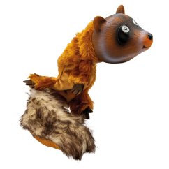 Mýval, plyšová hračka s latexovou hlavičkou pro psy 44 cm, HipHop Dog