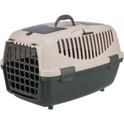 Transportní box CAPRI II, XS-S: 37x34x55cm (max. 8kg), tmavě šedá/tělová