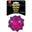 Hračka Dog Fantasy Glow míček z TPR gumy fialová 8cm