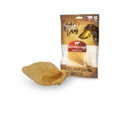 KIDDOG 100% Natural Snack, hovězí ucho přírodní 20 cm / 55 - 60 g