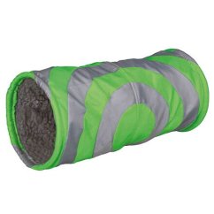 Nylonový tunel pro malá zvířata 15 x 35 cm šedo/zelený
