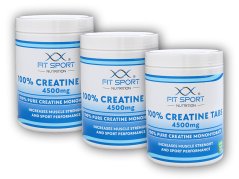 3x 100% Creatine Tabs 4500mg 240 vege tablet
