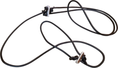 Vodítko s parůžkem z kulaté kůže