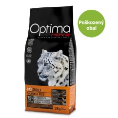 OPTIMAnova Cat Adult Salmon 2 kg - Poškozený obal - SLEVA 15 %