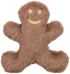 Vánoční postavička perníček, 16 cm, plyš, hnědá