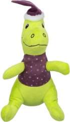 Xmas Dino, vánoční plyšový dinosaurus,  26 cm