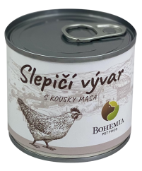 BOHEMIA Slepičí vývar  kousky masa 140ml