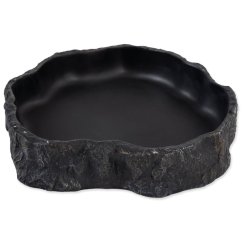 Miska Repti Planet na krmení černá 19,5x17,5x4,2cm