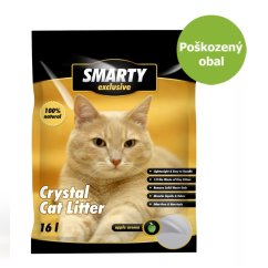 SMARTY exclusive silikátové stelivo jablko 4,8-6kg Poškozený obal - SLEVA 20 %