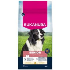 Krmivo EUKANUBA Senior Medium rich in fresh chicken 15kg
