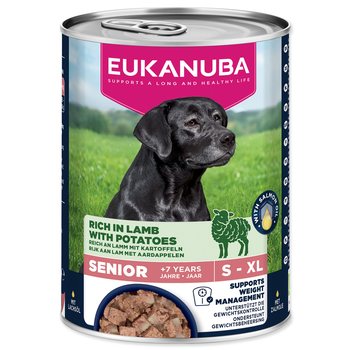 Konzerva EUKANUBA Senior bohatá na jehněčí s bramborami 400 g