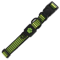Obojek Active Dog Strong M limetka 2x34-49cm