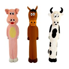 Dlouhán pískací gumový 29 cm