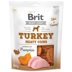 Pochoutka Brit Jerky Meaty krůta, kolečka 200g