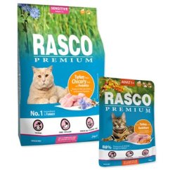 Krmivo Rasco Premium Sensitive krůta 2kg + 5 kapsiček ZDARMA