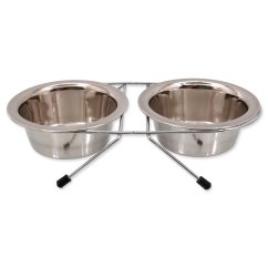 Stojánek Dog Fantasy nerez souprava 13cm 2x0,38l