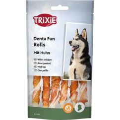 DentaFun tyčinka svázaná kachním masem 10 ks, 12 cm/80 g