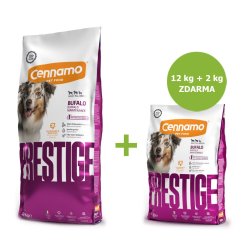 Prestige Dog Adult All Breeds Buffalo (Buvol) 12 kg + 2 kg ZDARMA