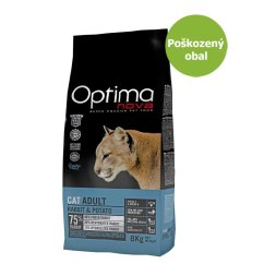 OPTIMAnova Cat Rabbit & Potato GF 8 kg - Poškozený obal - SLEVA 15 %