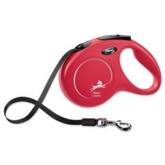 Vodítko Flexi Classic New páska M červené 5m