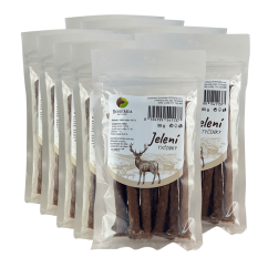 10x BOHEMIA Jelení tyčinky 85g