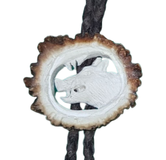 Vyřezávané bolo růže - divočák hlava