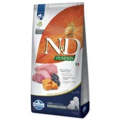 Krmivo N&D Puppy Medium & Maxi Grain Free Pumpkin Lamb & Blueberry 12kg