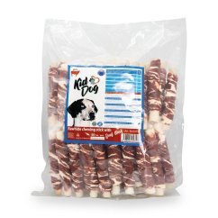KIDDOG BUFFET hovězí steak na buvolím špalíčku - 16 mm/13 cm [50 ks]