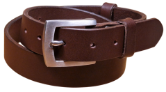 Luxusní kožený opasek s nerezovou sponou - doživotní záruka