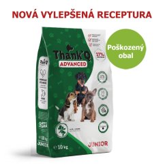 Thank’Q Advanced Dog Junior Hovězí 9,9 kg - Poškozený obal - SLEVA 15 %