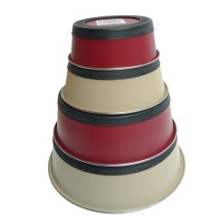 Miska nerez těžká silikonový pásek 2,25 l