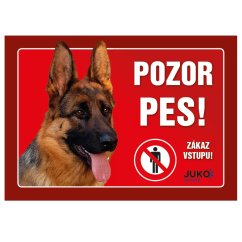 Cedulka Juko NĚMECKÝ OVČÁK