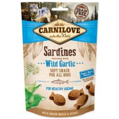Pochoutka Carnilove Dog Soft Snack sardinky s medvědím česnekem 200g