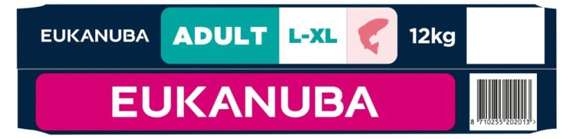 Krmivo EUKANUBA Adult Large rich in salmon and barley 12kg