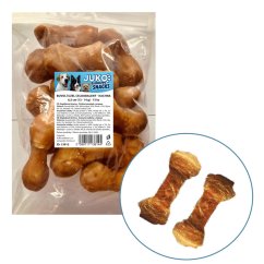 Uzel buvolí obalený kachním masem JUKO Snacks 6,5 cm (15 ks)