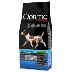 OPTIMAnova Dog Puppy Medium Chicken & Rice 12 kg