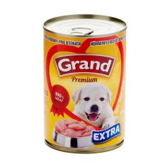 Grand Premium Dog Junior extra, konzerva 405 g