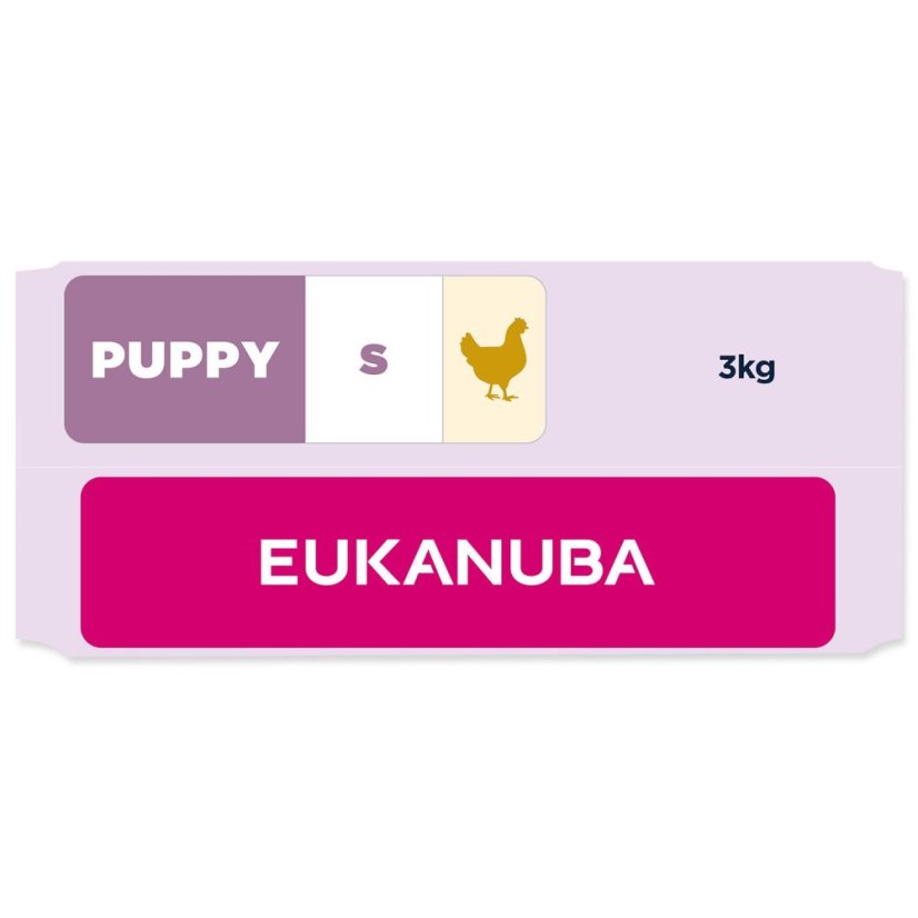 Krmivo EUKANUBA Puppy Small rich in fresh chicken 3kg