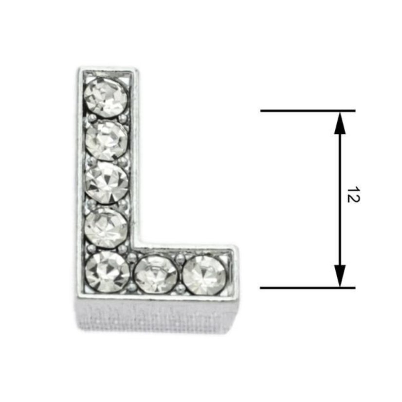 Navlékací písmenka L 12 mm