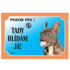 Cedulka Dafiko FRANCOUZSKÝ BULDOČEK