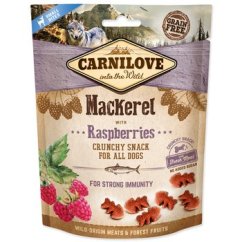 Pochoutka Carnilove Dog Crunchy Snack makrela s malinami 200g