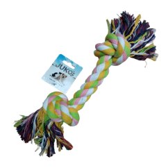 Lano bavlna 2 uzly 20 cm