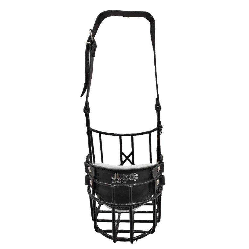 Náhubek černý/kůže bernardýn, novofundlandský - fena