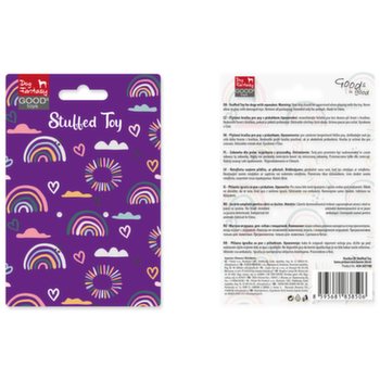 Hračka Dog Fantasy Stuffed Toy lama pískací mix barev 26cm