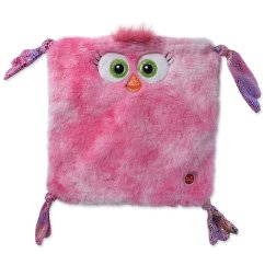 Hračka Dog Fantasy Monsters kuře šustící čtvercové růžové 28cm