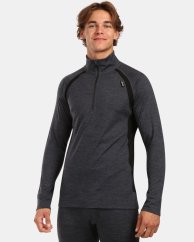 Pánské termo triko s dlouhým rukávem z MERINO WOOL Kilpi JAGER-M