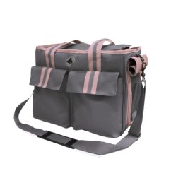 Taška Isabella šedorůžová