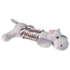 Plyšové aportovací zvířátko pes/hroch 32 cm