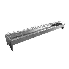 Kovové krmítko pro slepice ECO 100 cm