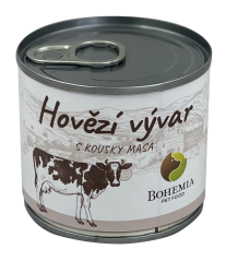 BOHEMIA Hovězí vývar  kousky masa 140ml